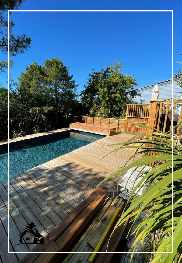 terrasse vue piscine