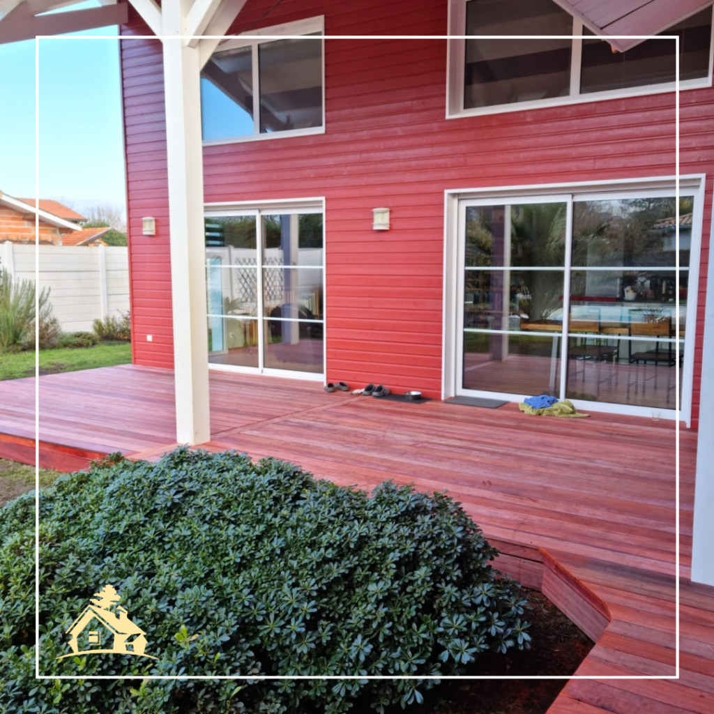 Terrasse bois Padouk